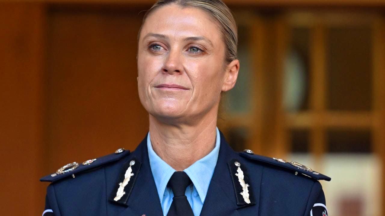 Latest news. Australia's Federal Police gets its first female chief