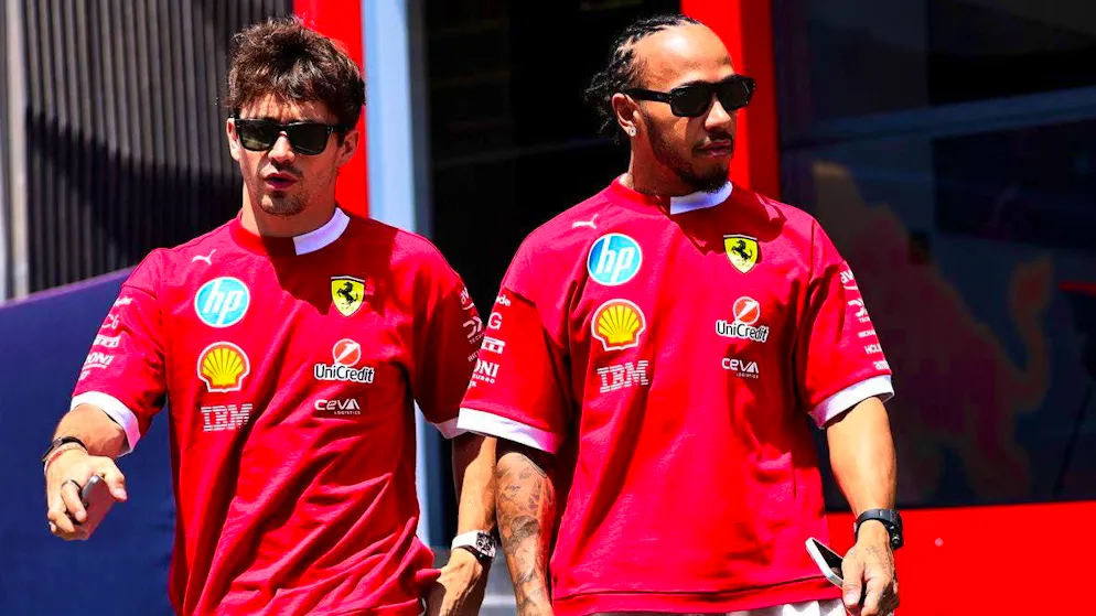 Charles Leclerc and Lewis Hamilton are unhappy.