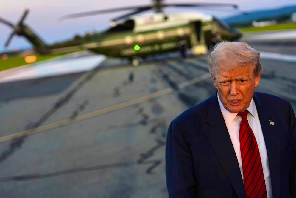 Trump and Switzerland - a tense relationship at present.