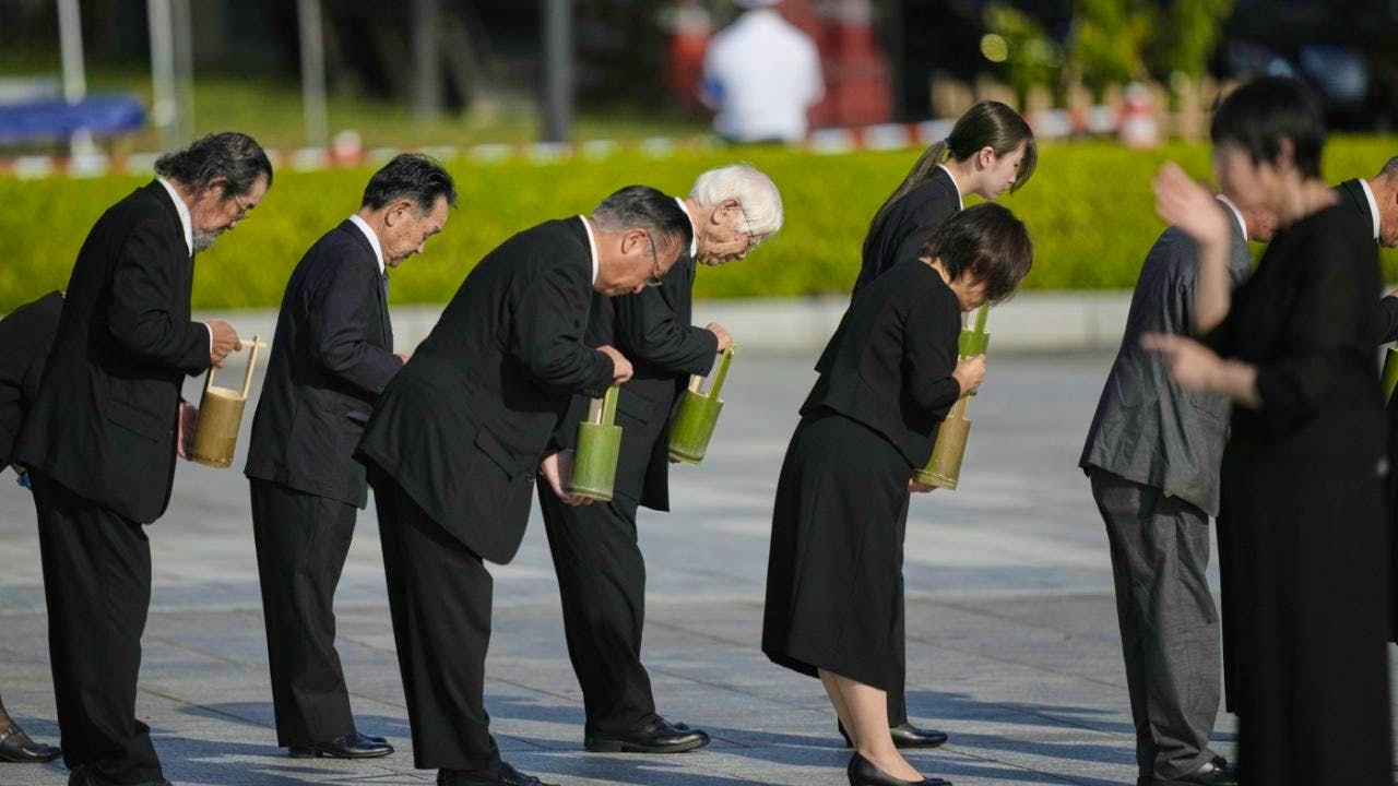 Japan. Hiroshima commemorates victims of the atomic bombing 80 years ago