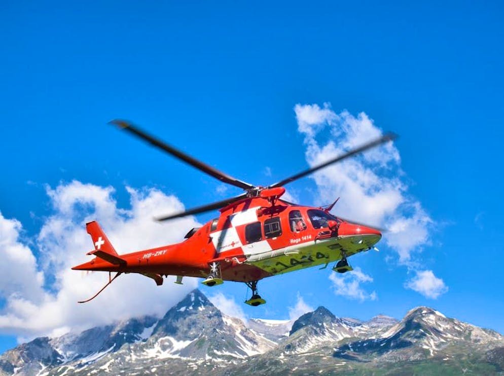 Rega was called out on a complicated mission on Saturday