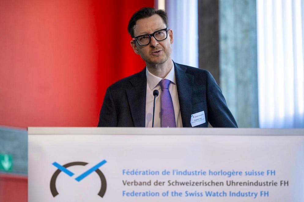 Yves Bugmann from the Swiss Watch Association is concerned about the US tariffs.