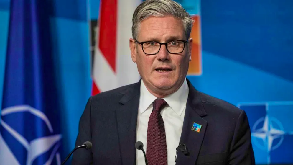 ARCHIVE - British Prime Minister Keir Starmer speaks during a press conference at the end of the NATO summit. Photo: Kin Cheung/AP POOL/dpa