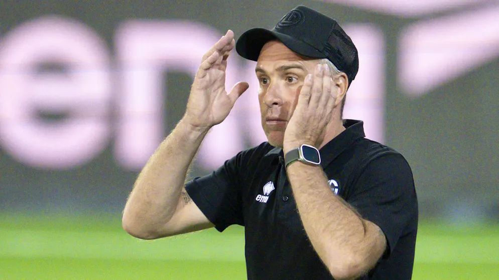 Lugano-Trainer Mattia Croci-Torti befindet sich mit seinem Team in der Abwärtsspirale.