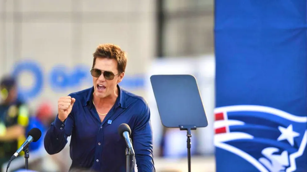 A statue for the quarterback legend - Gallery. During a speech, he was forced to joke