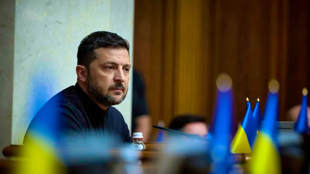 ARCHIVE - Ukrainian President Volodymyr Zelenskyi. Photo: Vadym Sarakhan/AP/dpa/Archive