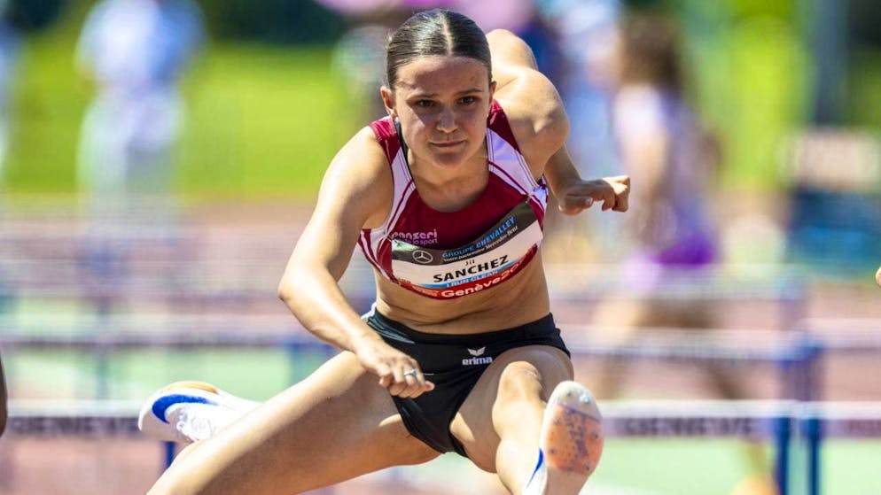 A great promise for the future: hurdler Jil Sanchez from Schwyz