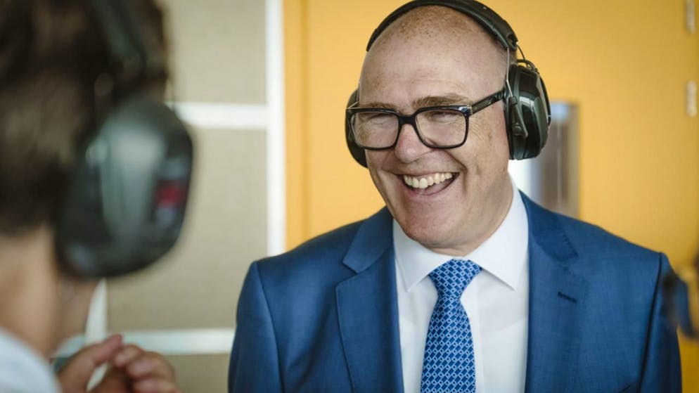 Le ministre de la Défense Martin Pfister s'est montré convaincu par l'avion de combat F-35 après l'avoir vu décoller lors d'un voyage en Belgique (archives).