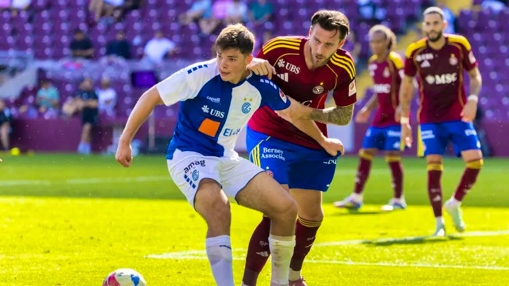 Grasshopper Nikolas Muci and Servettien Yoan Severin share the points