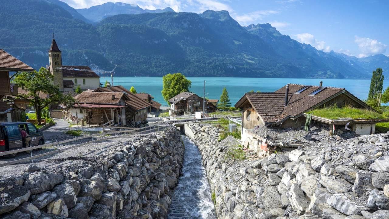 Natural hazards. Hope springs up in Brienz BE after last year's storm