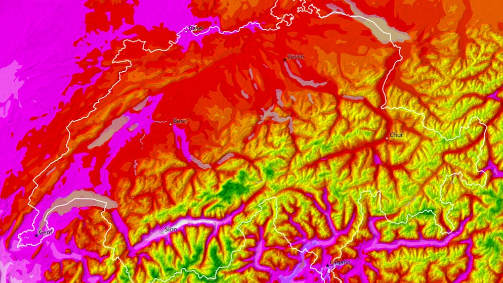 Then the turnaround on Thursday. Confederation warns of heat and fires - Switzerland in the grip of the midsummer hammer