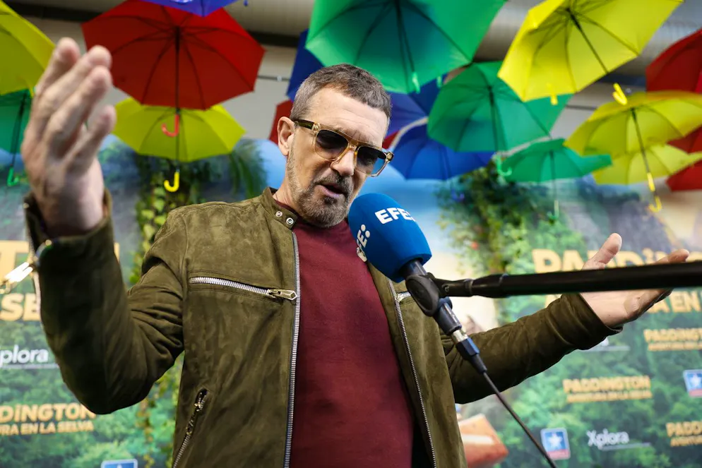 L'attore spagnolo Antonio Banderas (foto d'archivio).