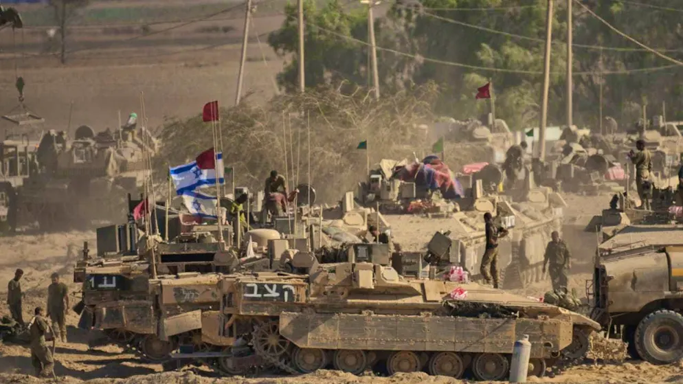 ARCHIVE - Israeli soldiers are seen near the border with the Gaza Strip in southern Israel. Photo: Ohad Zwigenberg/AP/dpa