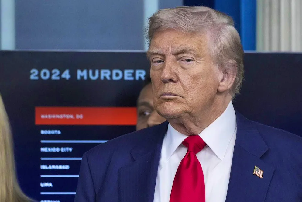 Donald Trump has imposed punitive tariffs against Switzerland. (AP Photo/Alex Brandon)