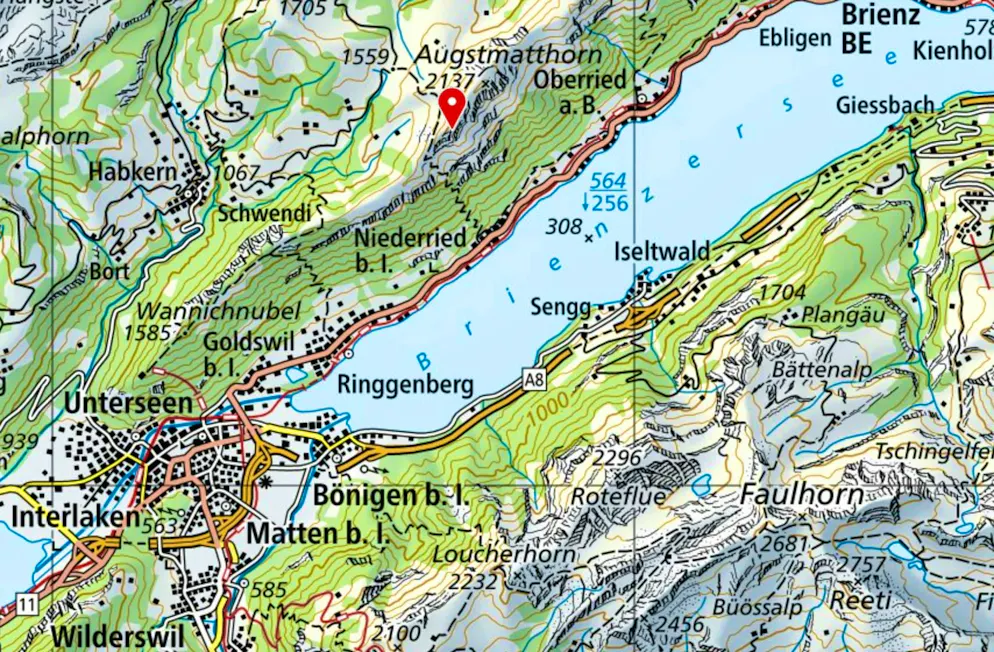The Suggiture, which is just over 2000 meters high, is a summit of the Hardergrat ridge.