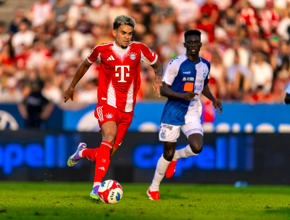 Luis Diaz remained goalless in his half-hour outing against GC.