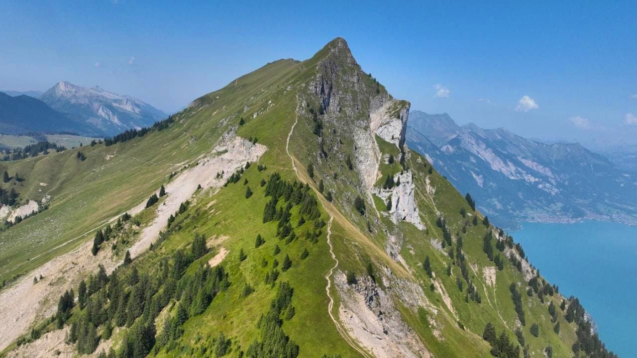 Bergunfall. Frau bei Bergwanderung am Hardergrat tödlich verunglückt