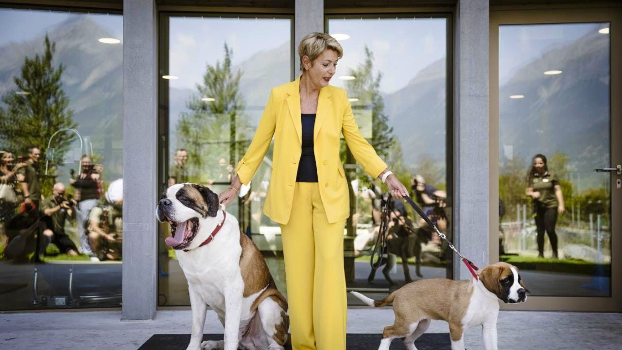 Tiere. Bundespräsidentin Karin Keller-Sutter besucht das neue Barryland