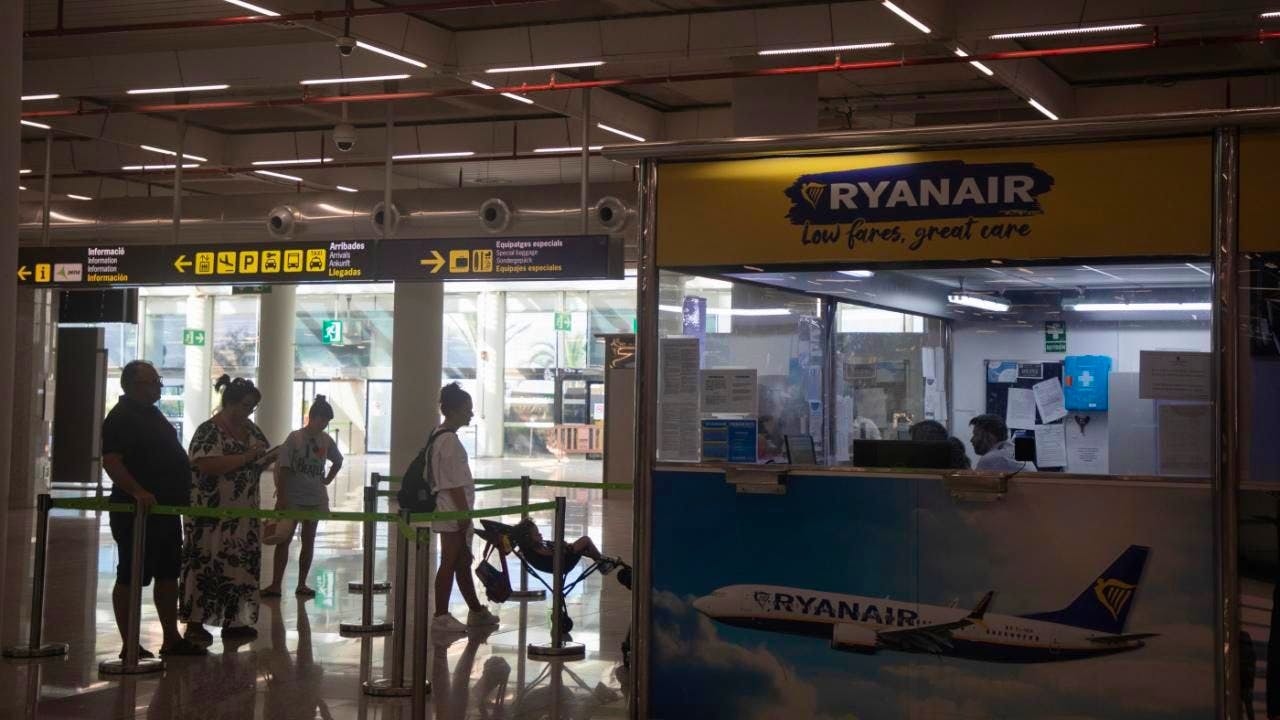 Aktuell. Bodenpersonal von Ryanair in Spanien streikt