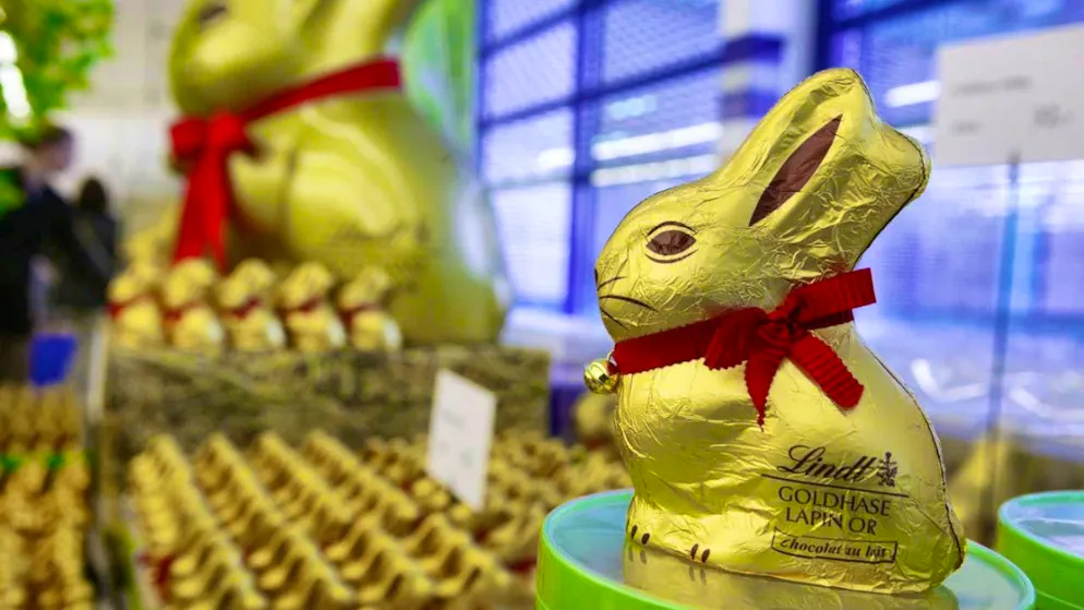 Lindt & Sprüngli is considering the production of chocolate Easter bunnies in the USA (archive image)