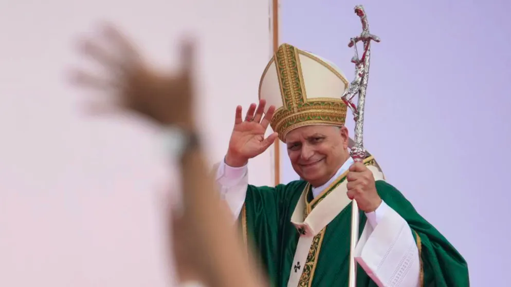 ARCHIV - Papst Leo XIV. in Rom. Foto: Andrew Medichini/AP/dpa/Archivbild