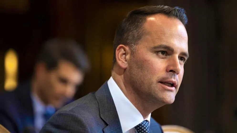 Until recently, the top favorite to succeed Thierry Burkart at the head of the Swiss FDP: Lucerne Council of States member Damian Müller. (archive picture)