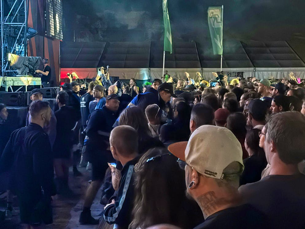 Someone's got themselves into trouble with security.