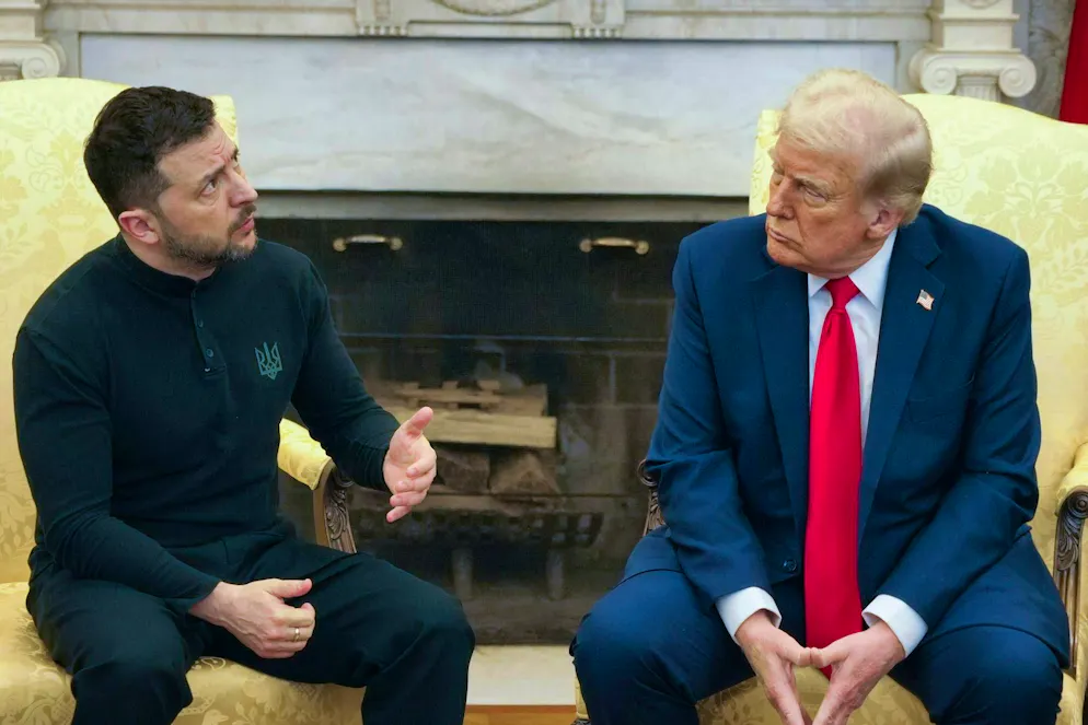 Merz and von der Leyen support Selenskyj with Trump - Gallery. The last meeting between Trump and Selenskyj in the White House turned into a scandal. (archive picture)