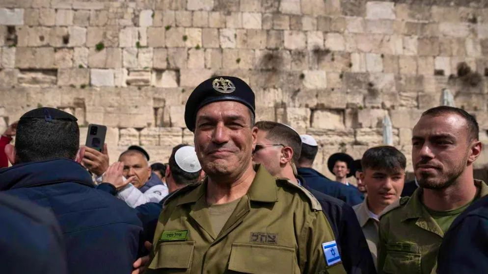 ARCHIVE - Israel's Chief of General Staff, Lieutenant General Ejal Zamir, at the Western Wall. Photo: Ohad Zwigenberg/AP/dpa/Archive