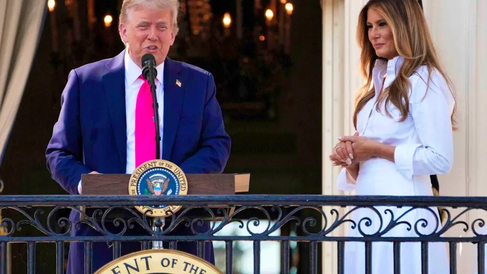 ARCHIVE - US President Donald Trump and First Lady Melania Trump. Photo: Evan Vucci/AP/dpa/Archive image