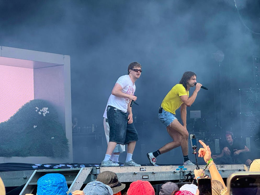 Ein schweisstreibender Auftritt.