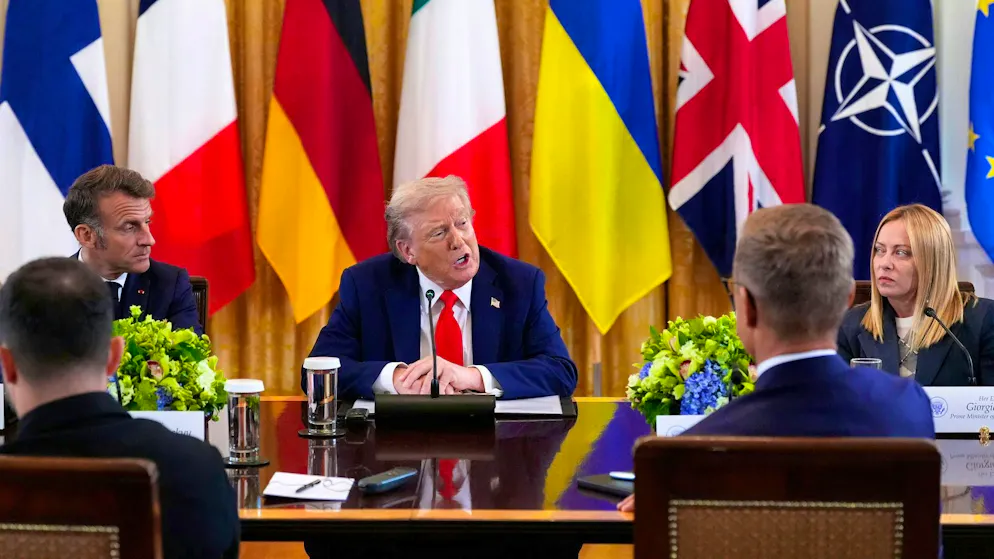 White House summit disagrees on ceasefire for Ukraine - Gallery. US President Trump consults with Ukrainian President Zelensky and European heads of state and government on a peace solution for Ukraine