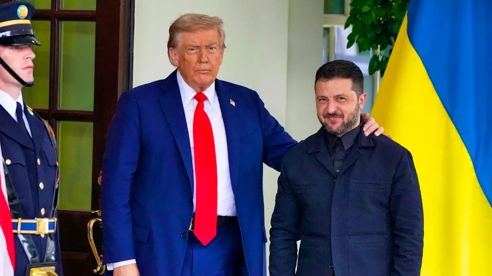 White House summit disagrees on ceasefire for Ukraine - Gallery. This time the reception for Ukrainian President Zelenskyi at the White House was friendly.
