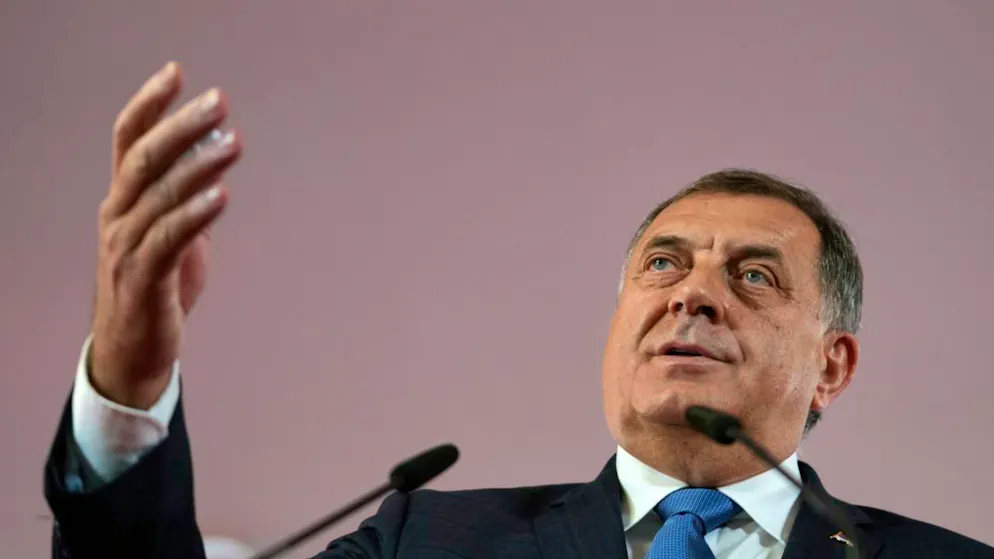 Il leader serbo-bosniaco Milorad Dodik (foto d'archivio)