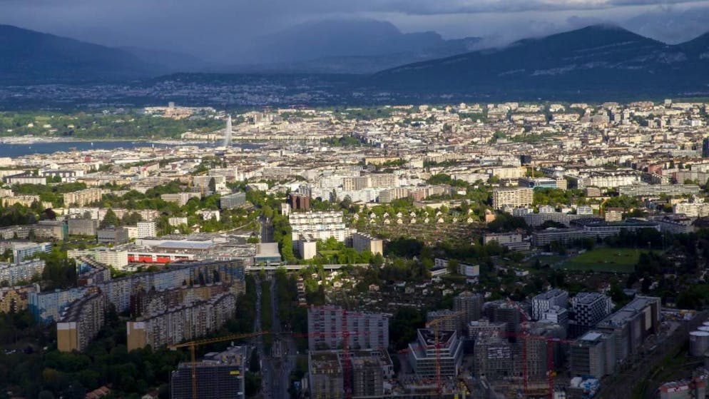 Die Stadt Genf. Am Sonntag wird hier über den US-Friedensplan gesprochen.  (Archiv).