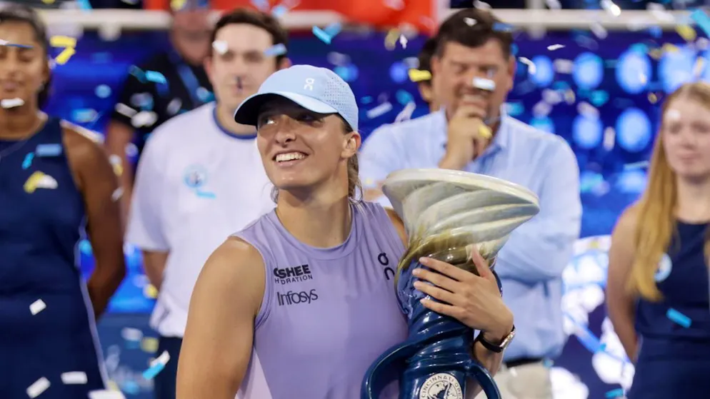 24th tournament win. Iga Swiatek triumphs in Cincinnati without losing a set