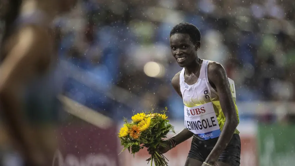 Tinch glänzt über die Hürden, Lyles über 100 m erneut geschlagen - Gallery. Sonst Tempomacherin, heute bei ihrem ersten Diamond-League-Start über 3000 m Steeple gleich Siegerin: Doris Lemngole