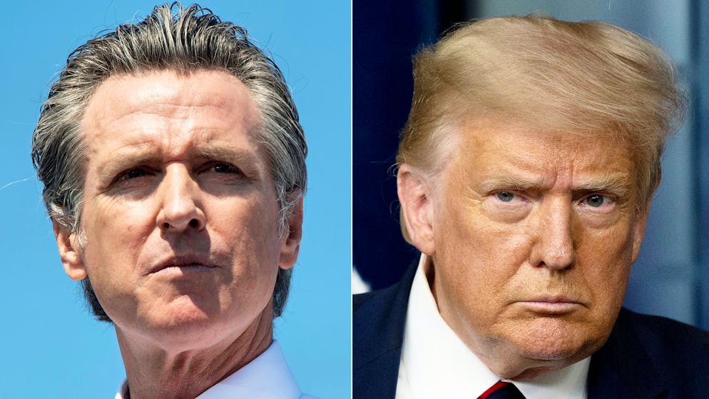 Insulte crasse. «Combattre le feu par le feu» - Le gouverneur de Californie s'attaque à Trump !