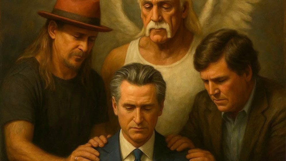 X-parody. Newsom beats Trump with his own weapons - 