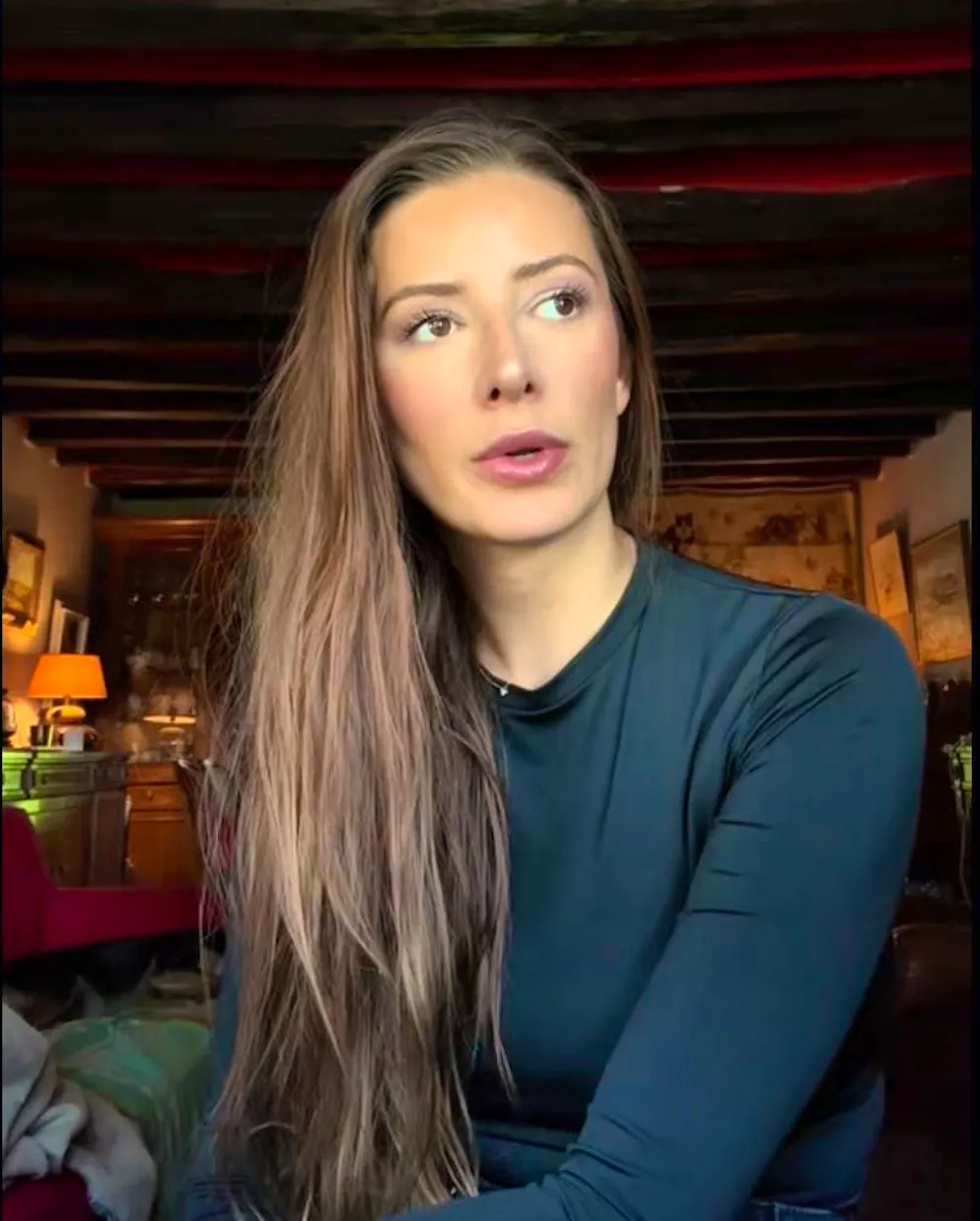 French influencer Emma Paris commented on the break-up in a 20-minute video on social media.