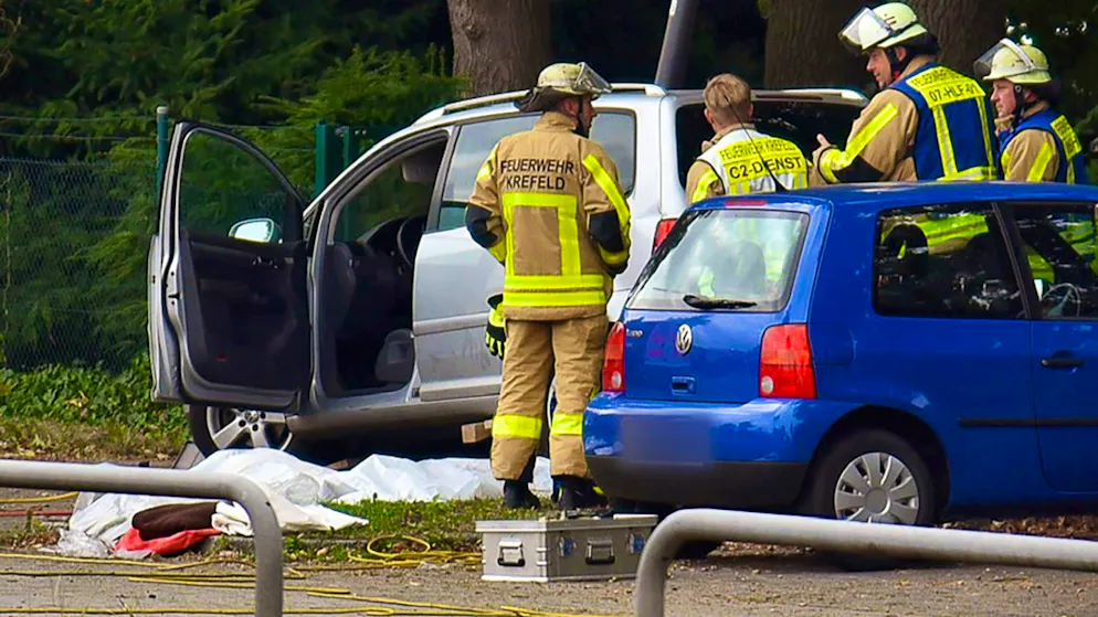 Car hits twins in cemetery parking lot - both dead - Gallery. The two 72-year-old siblings succumbed to their injuries at the scene of the accident.