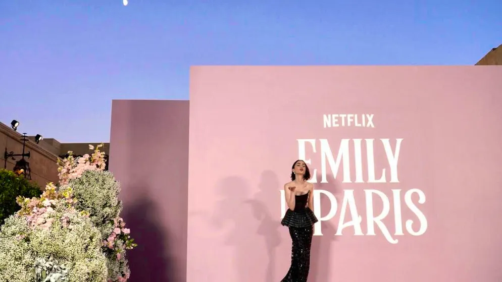 ARCHIVE - British actress Lily Collins at the premiere of the fourth season of "Emily in Paris" in Los Angeles. Photo: Jordan Strauss/Invision/dpa/Archive image