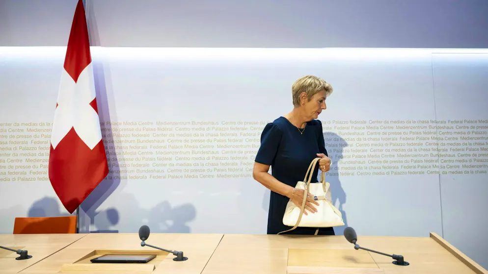 President Karin Keller-Sutter has clearly not made any friends in the USA.