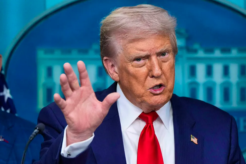 US President Donald Trump's controversial policies are making headlines around the world on an almost daily basis. (archive picture)