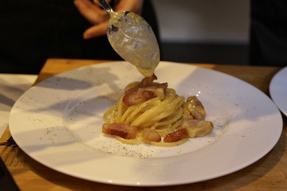 Eine Carbonara-Sauce sorgt in Italien für schlechte Laune