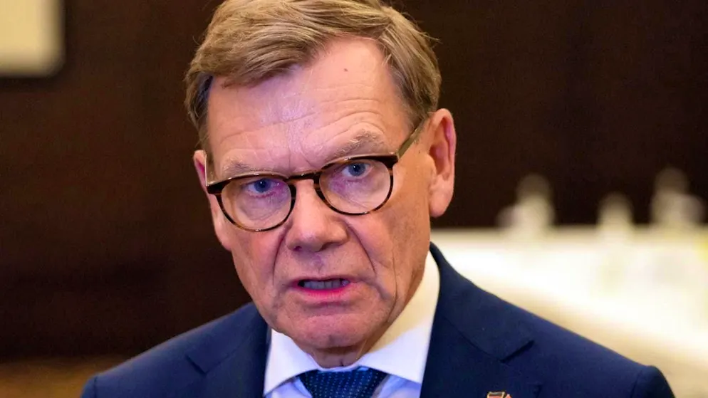Germany's Foreign Minister Johann Wadephul (CDU). Photo: Soeren Stache/dpa/Archivbild