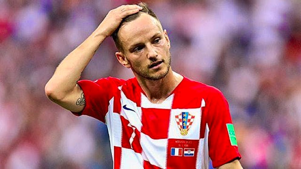 Ivan Rakitic after losing the 2018 World Cup final.