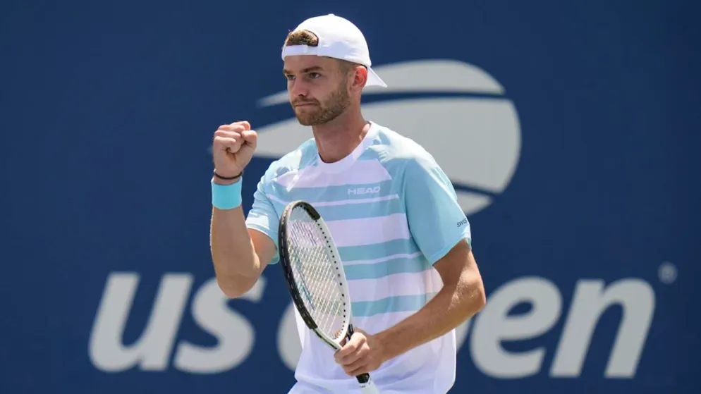 Für Parforce-Leistung mit Exploit belohnt: Jérôme Kym steht am US Open in der 3. Runde