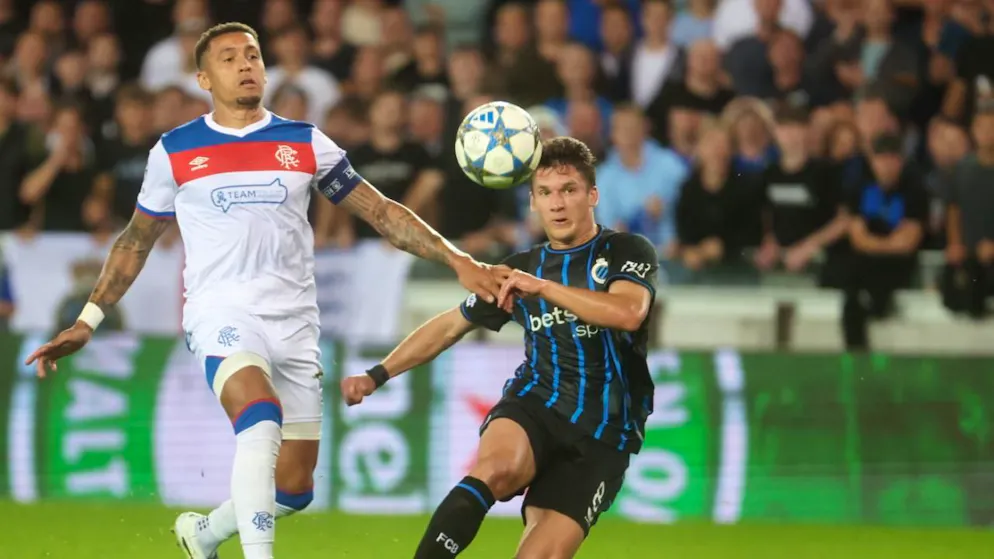 Champions League. Bruges concede six goals to Rangers - Benfica beat Fenerbahce