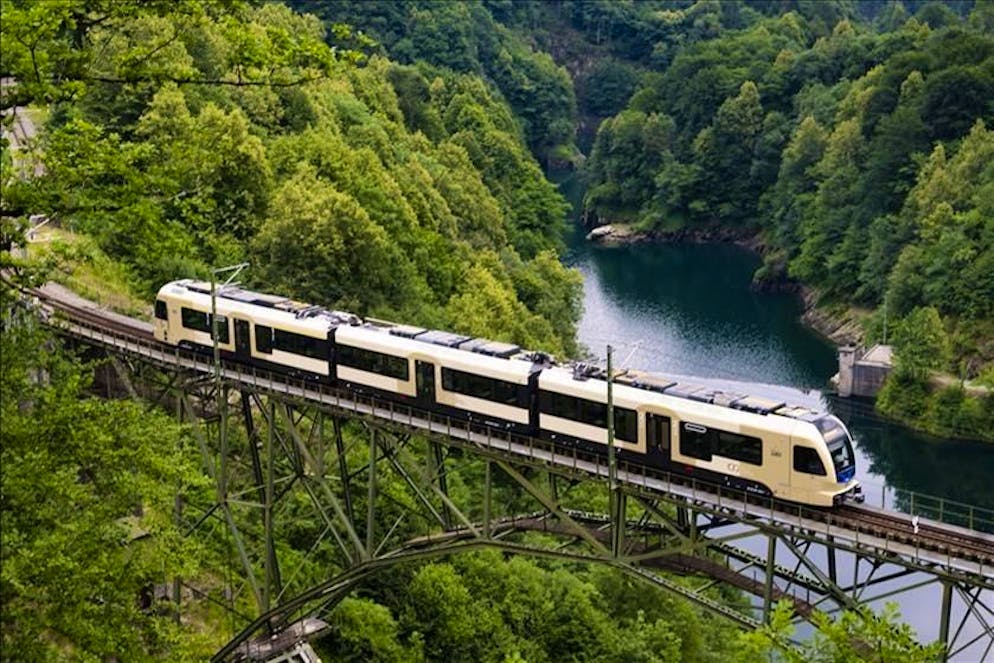 Un treno della Centovallina